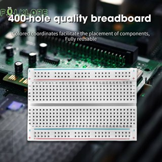 ❉ Folklore บอร์ดทดสอบเบรดบอร์ด PCB 400 หลุม 8.5 ซม. x 5.5 ซม. DIY