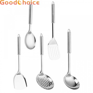 【Good】Kitchen Utensil Tool Food Grade Hanging Hole Design Spatula Stainless Steel【Ready Stock】