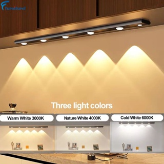 Led Motion Sensor Cat Eye Cabinet Light 2 สี Stepless Dimming Usb แบบชาร์จไฟได้อเนกประสงค์ Closet Light ตู้เสื้อผ้า