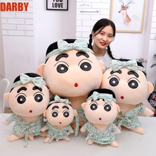 DARBY ของเล่นตุ๊กตาชินจัง สไตล์ญี่ปุ่น สําหรับเด็ก เก็บสะสม ตกแต่งบ้าน เบาะตุ๊กตา ของเล่นคอสเพลย์ ของแท้