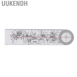 Uukendh Orthopedics Ruler Multiple Function Plastic Transparent Joint Midlayer Printing for  Diagnostic