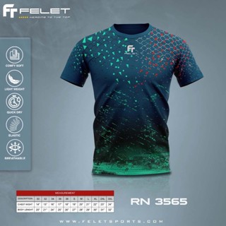 เสื้อยืดแขนสั้นลําลอง พิมพ์ลายกราฟฟิค Baju Badminton Baju Sukan Mircoไฟเบอร์ 3D สําหรับผู้ชาย และผู้หญิง