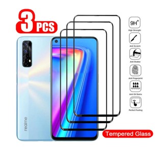 ฟิล์มกระจกนิรภัยกันรอยหน้าจอ สําหรับ Realme 10 9 8 7 6 5 3 2 Pro 5s 5i 3i Realme 11 10s 10t 9i 8s 8i 7i 6s 6i 3 ชิ้น