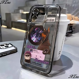 เคสโทรศัพท์มือถือ แบบนิ่ม ลายสุนัข และแมว กันกระแทก สําหรับ Apple Iphone 1112 14Promax7 13 8p HCBK