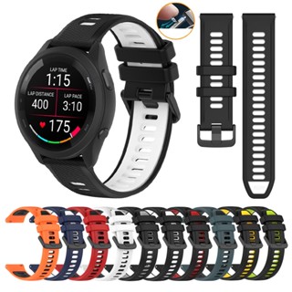 สายนาฬิกาข้อมือซิลิโคน แบบนิ่ม กันน้ํา ขนาด 18 มม. สําหรับ Garmin Active S VivoMove 3S Venu 2S