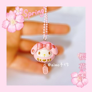 จี้ห้อยกระเป๋า รูปการ์ตูน Sanrio mini Dharma Kuromi Corn Dog Melody น่ารัก เหมาะกับของขวัญ สําหรับแขวนกระเป๋า