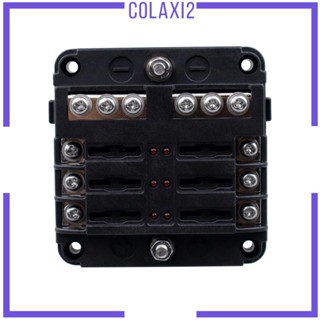 [Colaxi2] บล็อกฟิวส์ พร้อมไฟแสดงสถานะ LED ทนทาน แบบเปลี่ยน สําหรับรถยนต์ รถตู้ รถกอล์ฟ รถบรรทุก