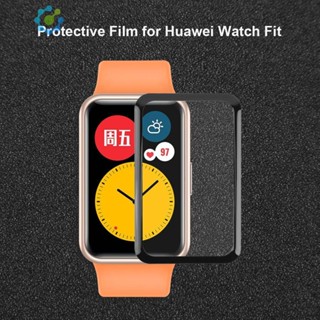 ฟิล์มกันรอยหน้าจอ 3D วัสดุคอมโพสิต สําหรับ Huawei Watch Fit Smartwatch [Hidduck.th] 2 ชิ้น