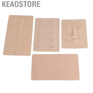 Keaostore 4pcs Thick Tattoo Practice Skin Lip Eyebrow Face NEW