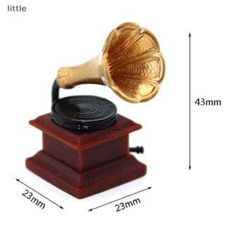 Thlittle โมเดลแผ่นเสียงจิ๋ว 1:12 สไตล์เรโทร สําหรับตกแต่งบ้านตุ๊กตา
 บูติก