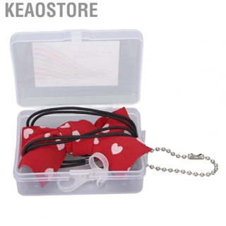 Keaostore Portable   Cute Bowknot Shape Loss Prevention Lanyard For Ad