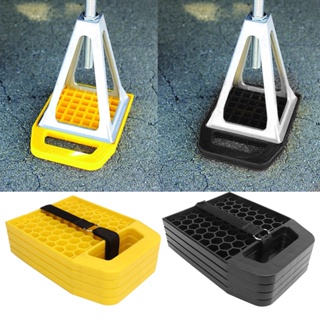 Sportswear Shop  4PCS RV Jack Pad ป้องกันแจ็คจม Anti Slip Weather Proof Leveling Block สำหรับ Camper Caravan Trailer