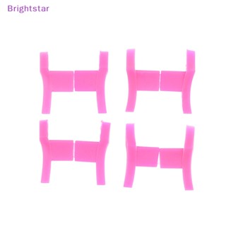 Brightstar แผ่นแสตมป์ซิลิโคน ลายฉลุ รูปตาแมว ใช้ง่าย สําหรับแต่งหน้า