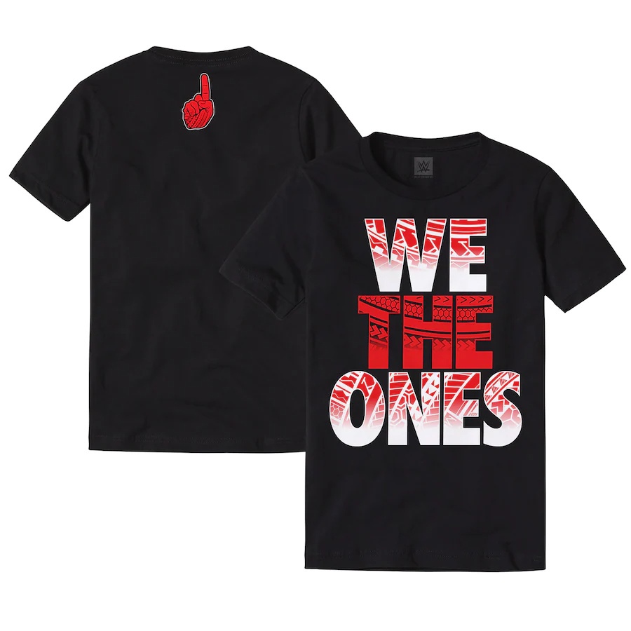 Men's Black The Usos We The Ones Tribal T-Shirt Short Sleeve Oversized Clothing Children Summer T Shirt