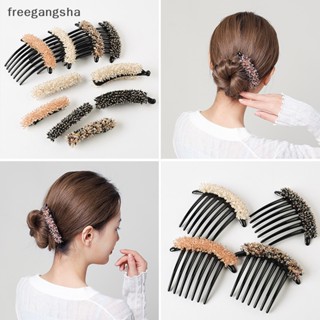 [FREG] Elegant Hair Accessories Women Hair Comb Color Beads Crystal Hair Clips Hairpins Lady Bride Wedding Party Headdress Headwear FDH