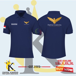 06 เสื้อโปโล คอปก GARUDA GARDA เปลี่ยนสีได้ สําหรับปาร์ตี้ INDONESIA