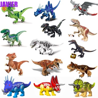 JAVIER บล็อคตัวต่อ พลาสติก รูปไดโนเสาร์ I-Rex DIY ของเล่นสําหรับเด็ก