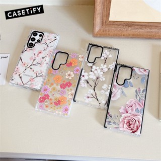 เคสโทรศัพท์มือถือ แบบใส ลายดอกไม้ สําหรับ Samsung Galaxy S20 S21 S22 S23 Ultra S20+ S21+ S22+ S23 Plus