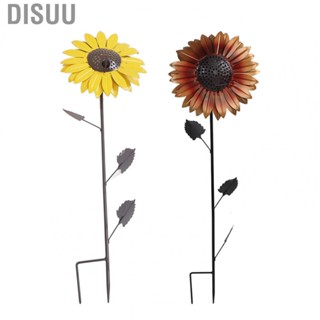 Disuu Flower Feeder Weather Proof Decorative Professional Metal Sunflower Hanging Bird Feeders Large  for Outdoor