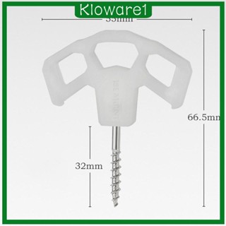 [Kloware1] สกรูตอกเต็นท์ สามตา น้ําหนักเบา สําหรับปีนเขา ตกปลา เดินป่า ตั้งแคมป์ กลางแจ้ง 10 ชิ้น