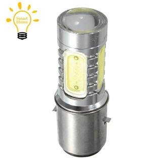 หลอดไฟหน้า LED 12V BA20D H6 4 COB สีขาว สําหรับรถจักรยานยนต์ รถ ATV