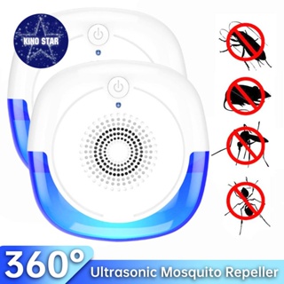 [Fast Shiping] Mosquito Insect Repellent Night Light Mouse Cockroach Repeller Device Pest Repeller Mosquito Killer Pest 【Kinostar】