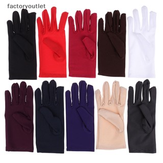 Flth ถุงมือข้อสั้น แบบสวมนิ้วมือ เรียบเนียน เครื่องแต่งกายงานพรอม สําหรับเด็กผู้หญิง
 แตกต่างกันไป