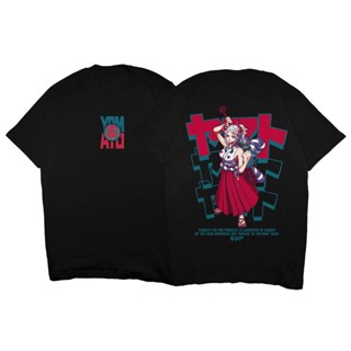 [S-5XL]new เสื้อยืดแขนสั้นลําลอง พิมพ์ลายกราฟฟิค One PIECE YAMATO Kaidou แฟชั่นสําหรับผู้ชาย และผู้หญิง แฟชั่นแขนสั้นผS-