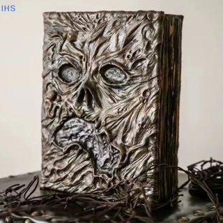 [IHS] ใหม่ หนังสือมหัศจรรย์ปีศาจ Necronomicon Dark Book Demon Evil Dead Summon Book Altar Ceremony Prop Book Collection Living Room Desktop Decoration