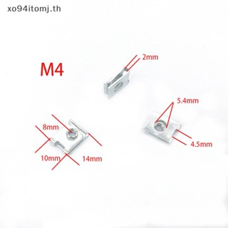 Xotomj คลิปสกรู รูปตัว U ป้องกันสนิม สําหรับรถจักรยานยนต์ M4 M5 M6 10 ชิ้น