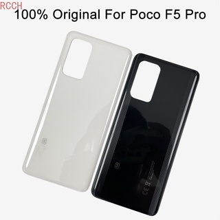 ของแท้ 100% ฝาครอบแบตเตอรี่ด้านหลัง แบบเปลี่ยน สําหรับ Xiaomi Poco F5 pro Mi F5 pro