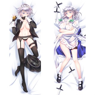 ปลอกหมอน ลายอนิเมะ Touhou Project Shrine Maiden Izayoi Sakuya ขนาด 50x150 ซม. สําหรับกอดร่างกาย