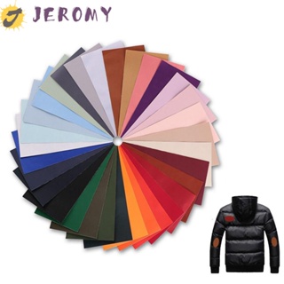 Jeromy แผ่นสติกเกอร์ ผ้าไนล่อน มีกาวในตัว สําหรับซ่อมแซมเสื้อกันฝน DIY