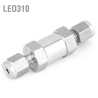 Leo310 เช็ควาล์วสแตนเลส BSPP ตัวเมีย วาล์วทางเดียวสำหรับการเชื่อมต่อท่อแก๊สน้ำมันน้ำ