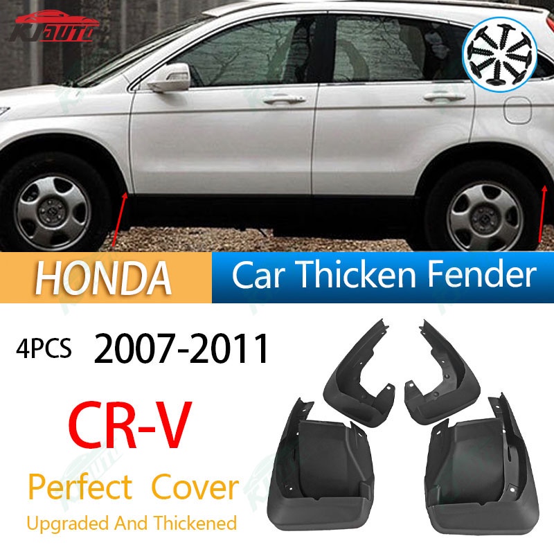 บังโคลนหน้า หลัง กันชน กันฝุ่น อุปกรณ์เสริม สําหรับตกแต่งรถยนต์ Honda CRV CR-V 2007-2011 Gen 3