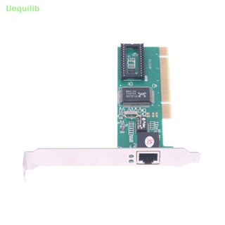 Uequilib ใหม่ เมนบอร์ดการ์ดเครือข่ายอีเธอร์เน็ต PCI 10 100 Mbps NIC PCI เป็น RJ45 8139D