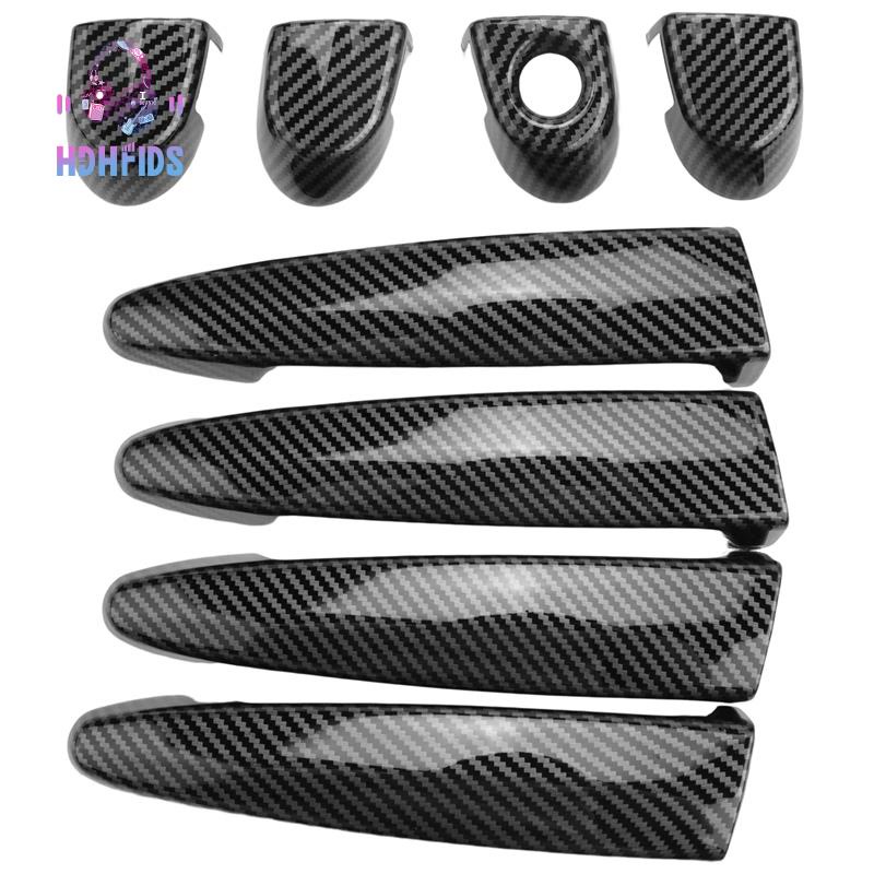 ฝาครอบมือจับประตูด้านนอก คาร์บอนไฟเบอร์ สําหรับ BMW 1 2 3 4 Series E87 E90 E91 E92 E93 F30 X1 X2 X3 X4 X5 X6 LHD