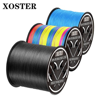 Xoster สายเชือกถัก PE 500 ม. 300 ม. 8 เส้น ทนทาน สําหรับตกปลา