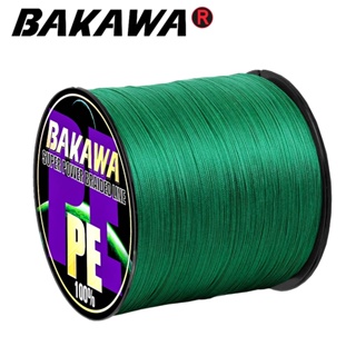 Bakawa สายเบ็ดตกปลา PE แบบถัก 300 ม. 4 สาย 100% ส่งไว อุปกรณ์เสริม สําหรับตกปลาน้ําเค็ม ทะเลญี่ปุ่น