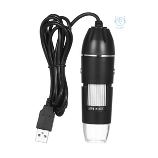 [mjia] กล้องจุลทรรศน์ดิจิทัล ซูมได้ USB และแว่นขยายตั้งโต๊ะ กล้อง 0.3MP ไฟ LED 8 ดวง แว่นขยาย 1000X สําหรับระบบ Windows Mac พร้อมขาตั้ง