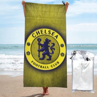 Chelseas FC ผ้าขนหนูอาบน้ํา ขนาดใหญ่ 32x52 นิ้ว แบบแห้งเร็ว สําหรับผู้ชาย ผู้หญิง ท่องเที่ยว ว่ายน้ํา