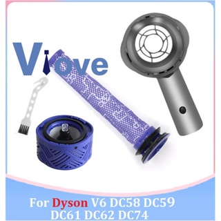 อะไหล่ฝาครอบมอเตอร์เครื่องดูดฝุ่น ด้านหลัง แบบเปลี่ยน สําหรับ Dyson V6 DC58 DC59 DC61 DC62 DC74