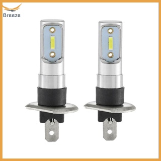 Breeze หลอดไฟตัดหมอก Led H1 1860 2smd 60w 6000k 1000lm พลังงานสูง 2 ชิ้น