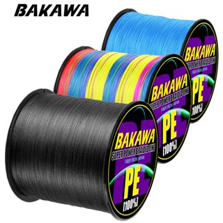 Bakawa สายเอ็นตกปลา PE แบบถัก 300 ม. 4 เส้น สําหรับตกปลาคาร์พ