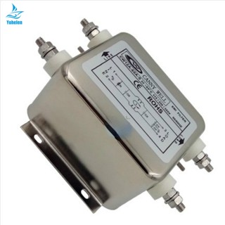 ฟิลเตอร์พาวเวอร์ EMI CW12A 50A 60A 10A 20A 30A 40A S เฟสเดียว AC 220V