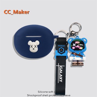 For RedMi Buds4 Active Case Cartoon Bear Creative Astronaut Keychain Pendant RedMi Buds4 Active Silicone Soft Case Cute Sanrio Pendant RedMi Buds4 Pro / RedMi Buds4 Lite Cover Shockproof Case Protector Case