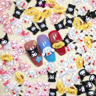 Aroma กล่องเรซิ่น รูป Kuromi Kirby Cinnamoroll สําหรับตกแต่งเล็บ