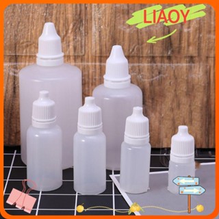 Liaoy ขวดบีบตัวอย่างกระดาษ หยดตา ขนาด 5 10 15 20 50 100 มล. DIY 1 5 ชิ้น