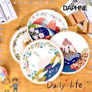 DAPHNE สะดึงปักผ้า ลายดอกไม้ สําหรับผู้เริ่มต้นเย็บปักถักร้อย