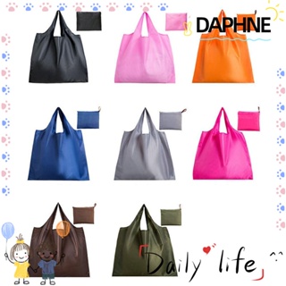 DAPHNE กระเป๋าช้อปปิ้ง กระเป๋าสะพายไหล่ ขนาดใหญ่ เหมาะกับซูเปอร์มาร์เก็ต